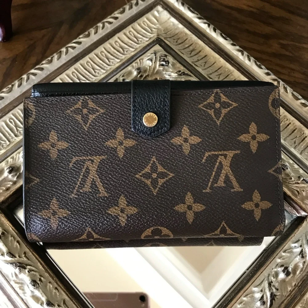 Exquisite Louis Vuitton Pallas Noir Compact  Wallet - Picture 5 of 16